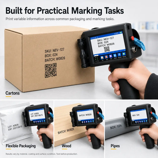Handheld Inkjet Printer for Coding & Marking