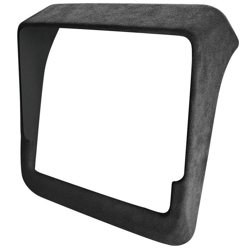 Tumbled-Texture Rear Display Trim Frame for Tesla