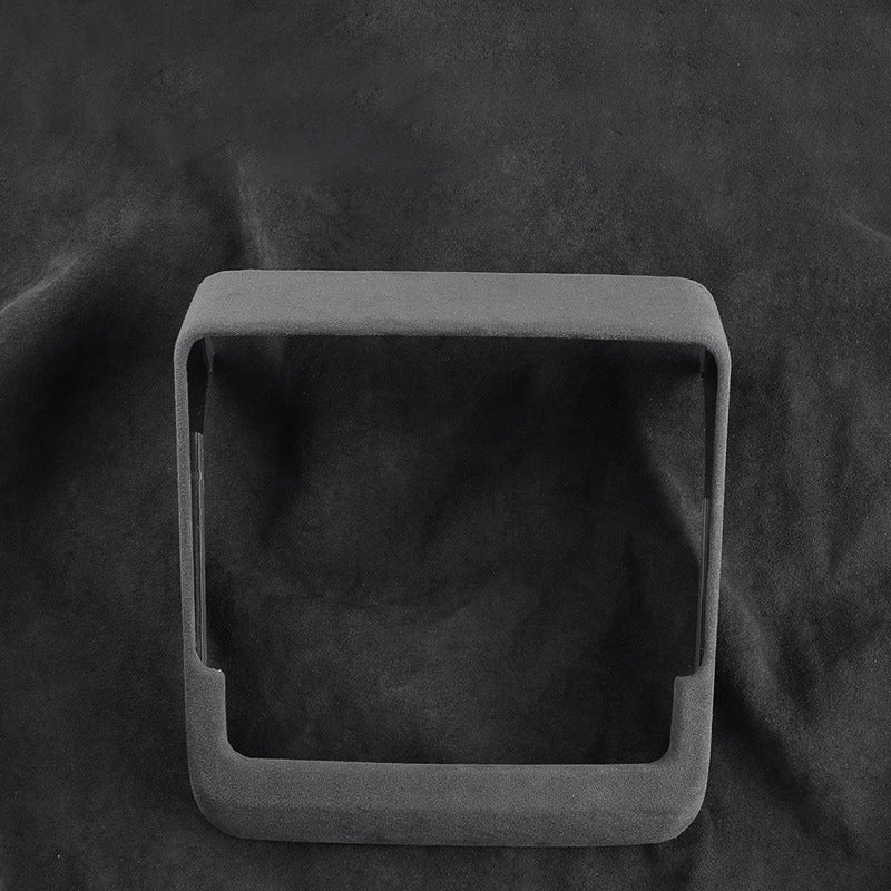 Tumbled-Texture Rear Display Trim Frame for Tesla