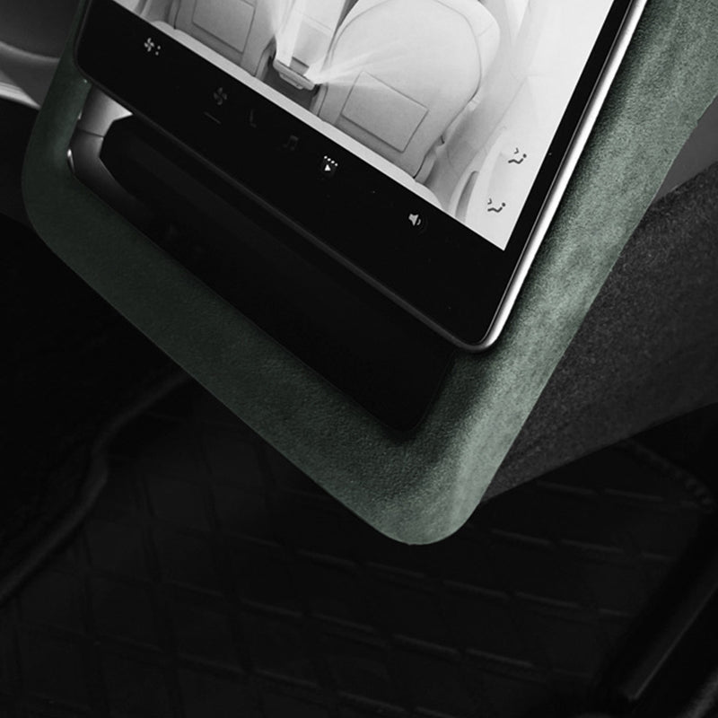 Tumbled-Texture Rear Display Trim Frame for Tesla