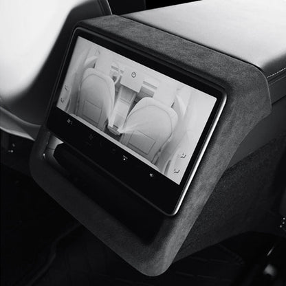Tumbled-Texture Rear Display Trim Frame for Tesla