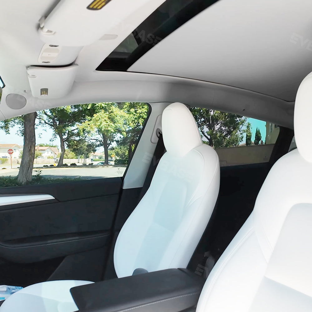 Powered Panoramic Roof Sunshade for Tesla Model Y