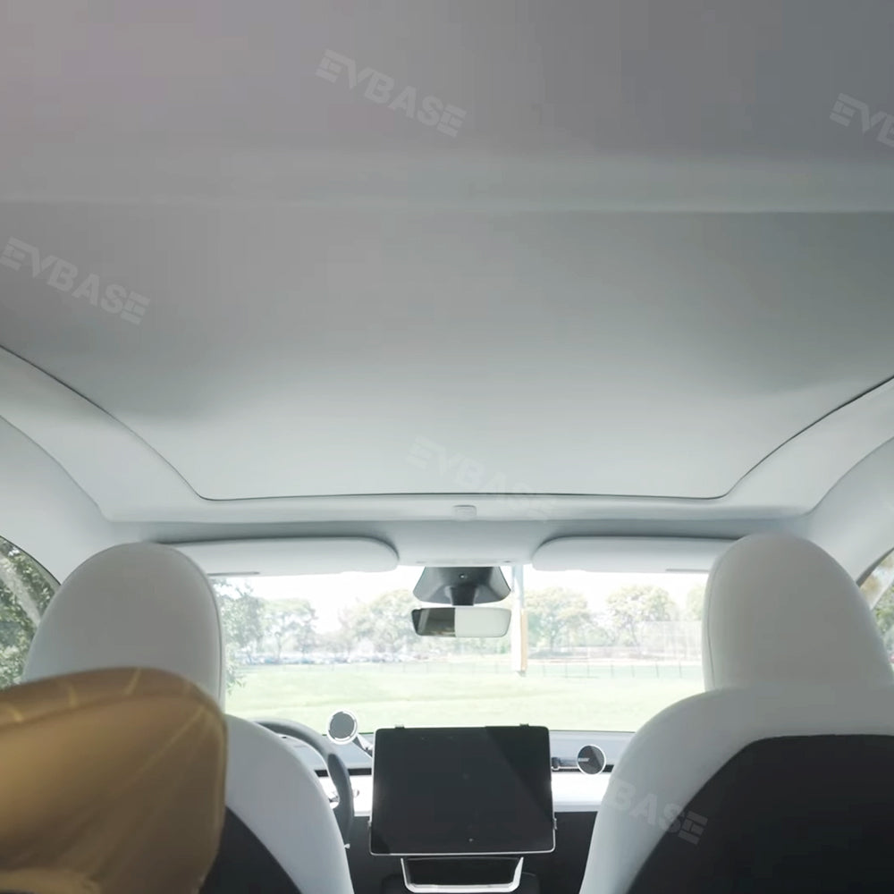 Powered Panoramic Roof Sunshade for Tesla Model Y
