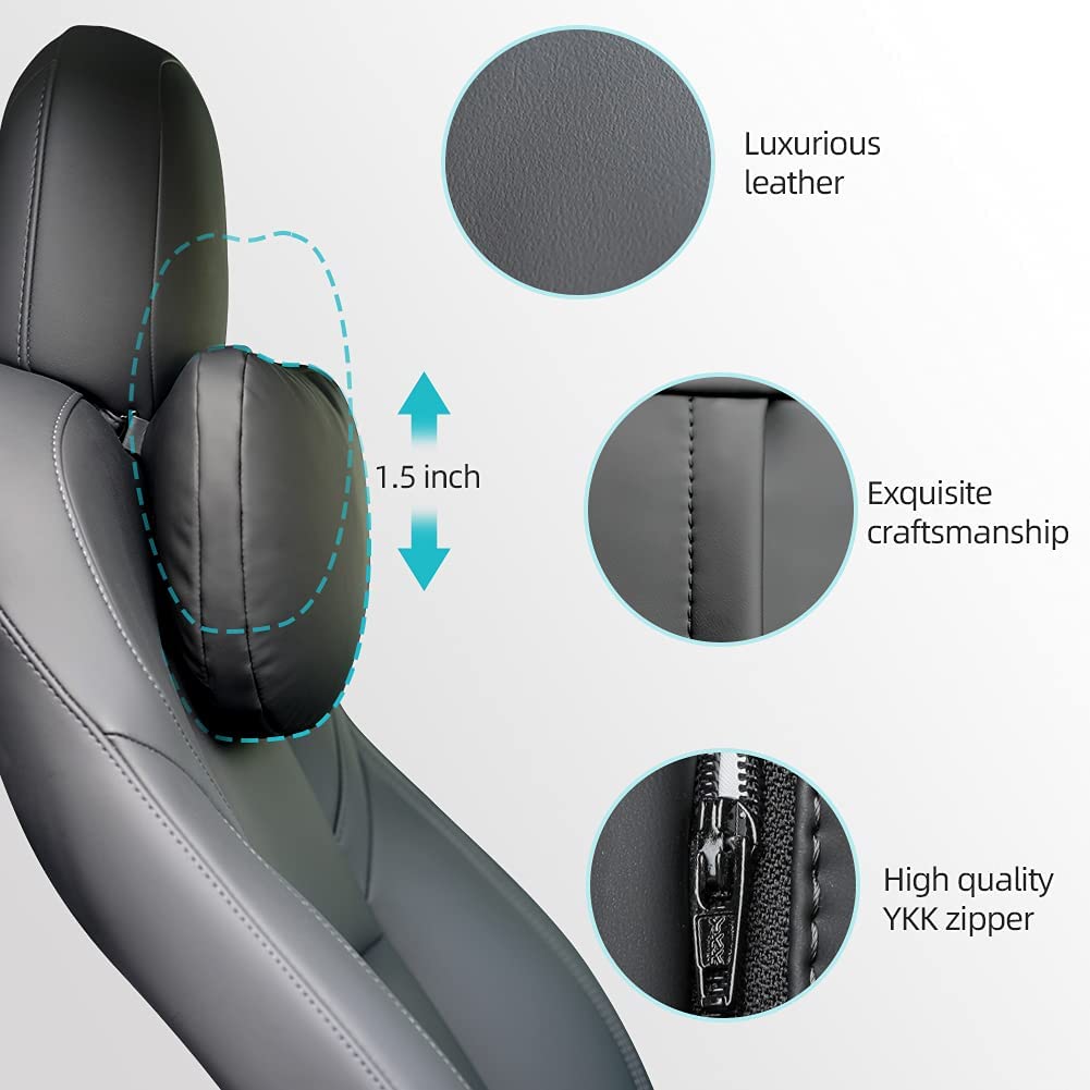 Adjustable Seat Headrest Cushions for Tesla Model 3 & Model Y