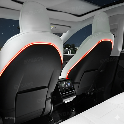 64-Color Seat-Back Ambient Light Set for Tesla Model 3 & Model Y