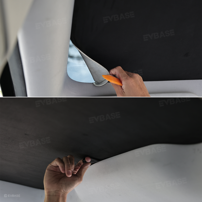 Static-Cling Glass Roof Sunshade for Tesla Model Y Juniper & Model 3 Highland
