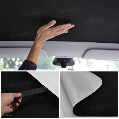 Static-Cling Glass Roof Sunshade for Tesla Model Y Juniper & Model 3 Highland