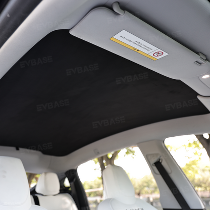 Static-Cling Glass Roof Sunshade for Tesla Model Y Juniper & Model 3 Highland