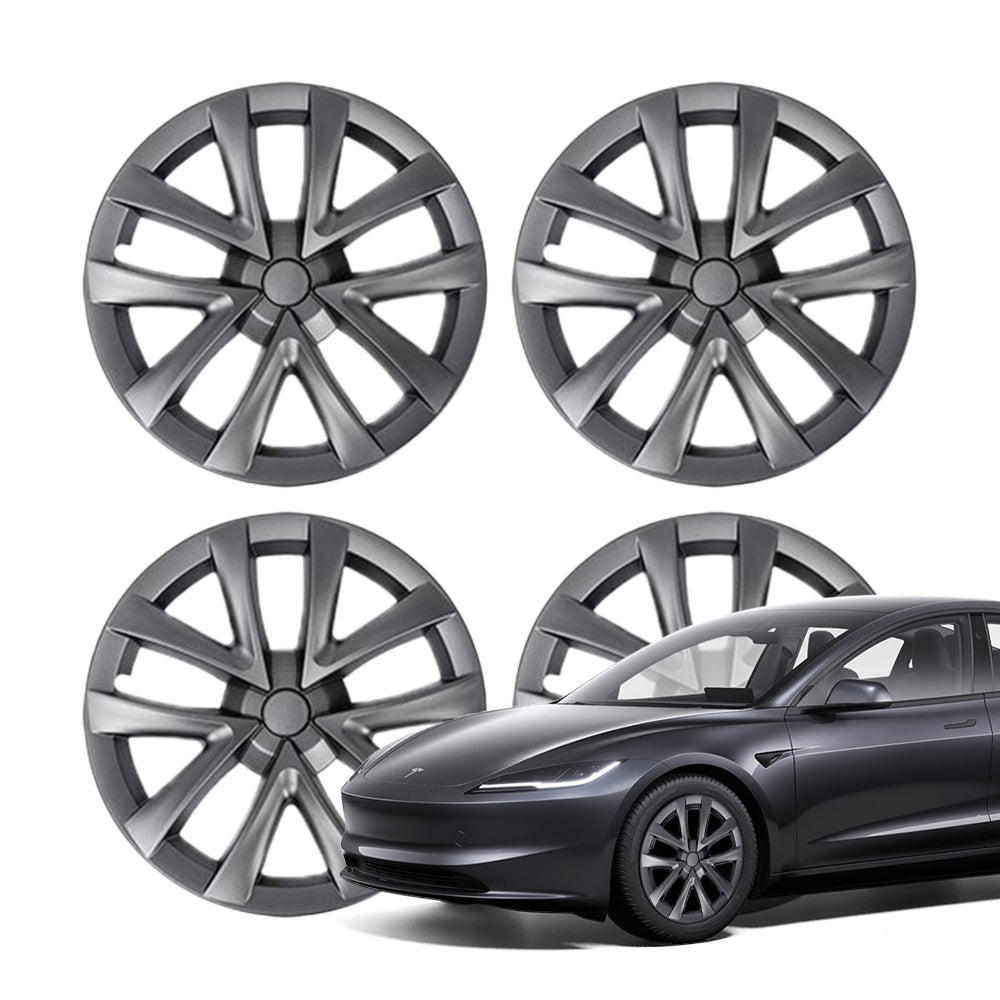 Nevrano 18″ Wheel Caps S Plaid Style for Tesla Model 3 (4PCS)