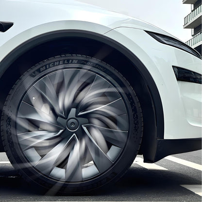 Nevrano 20″ Helix Wheel Covers for Model Y Juniper