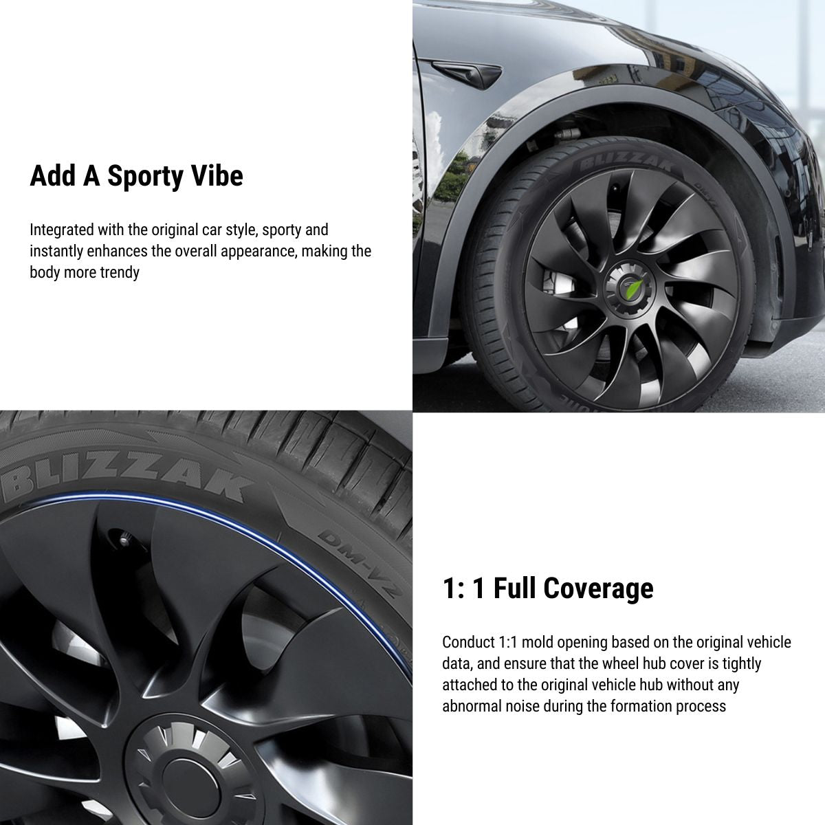 Nevrano 20″ Wheel Cover For Tesla Model Y (4PCS)