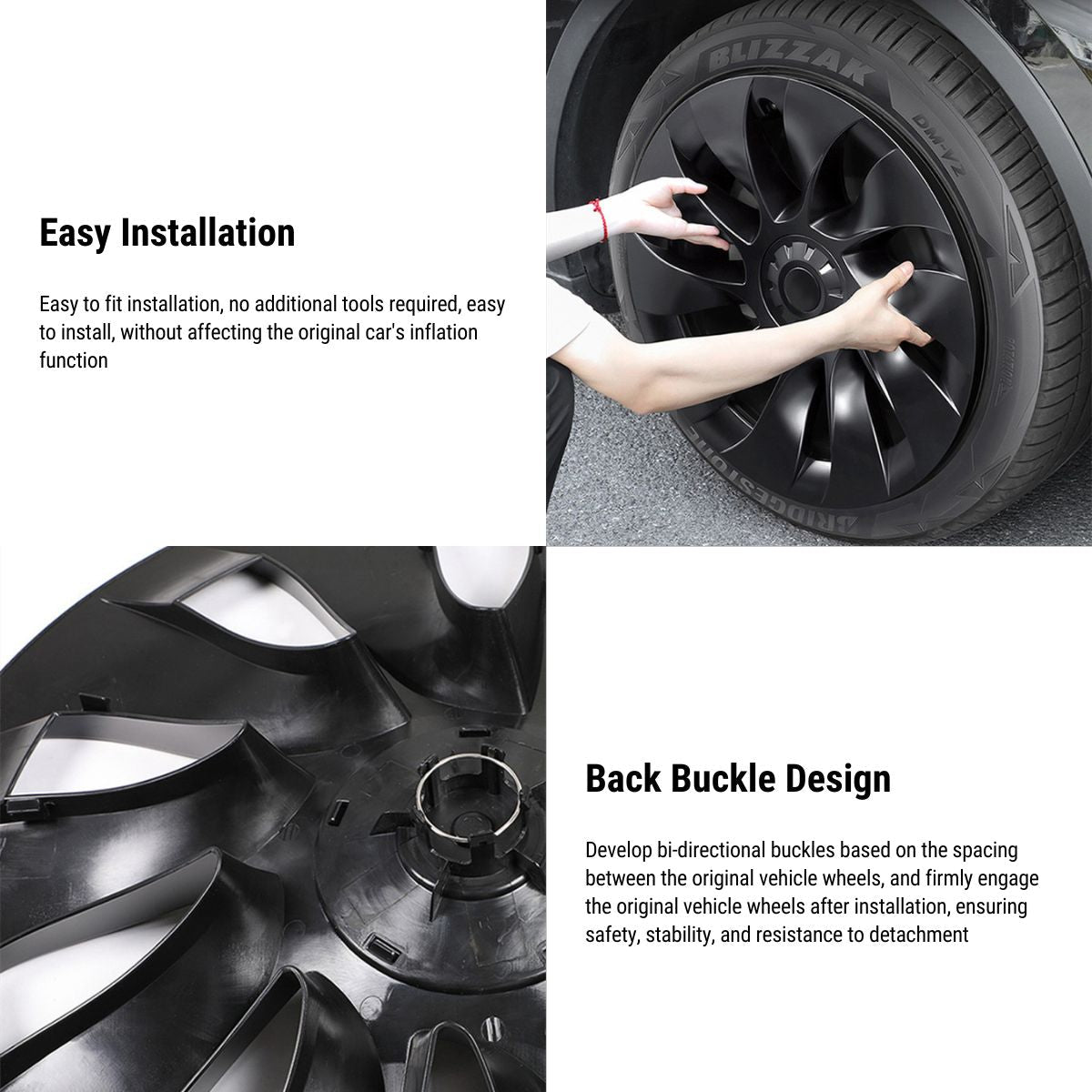 Nevrano 20″ Wheel Cover For Tesla Model Y (4PCS)