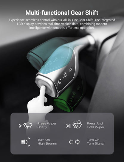 7-Inch Gear-Shift Dashboard Display for Tesla Model 3 & Model Y