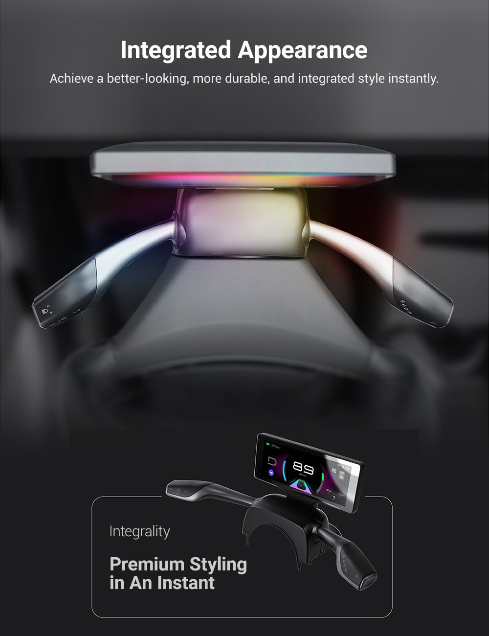 7-Inch Gear-Shift Dashboard Display for Tesla Model 3 & Model Y