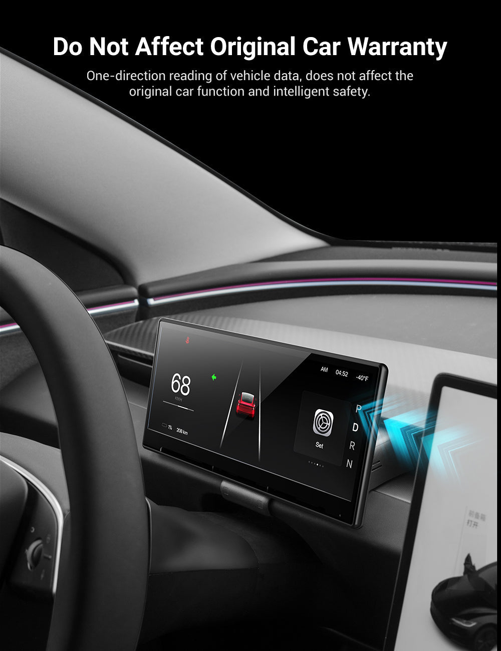 F9 Pro 9-Inch Dashboard Display for Tesla Model 3 & Model Y