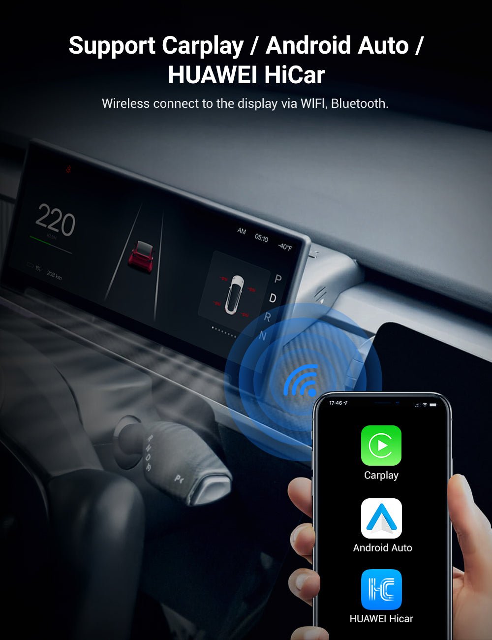 F9 Pro 9-Inch Dashboard Display for Tesla Model 3 & Model Y