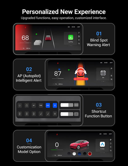 F9 Pro 9-Inch Dashboard Display for Tesla Model 3 & Model Y
