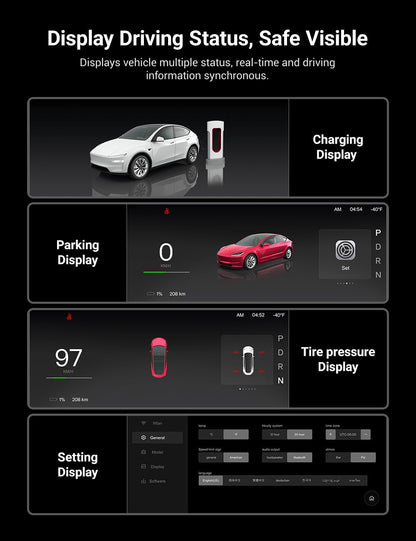 F9 Pro 9-Inch Dashboard Display for Tesla Model 3 & Model Y