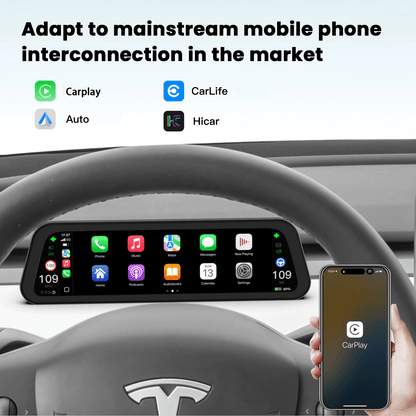 9.6-Inch Instrument Cluster Display for Tesla Model 3 & Model Y