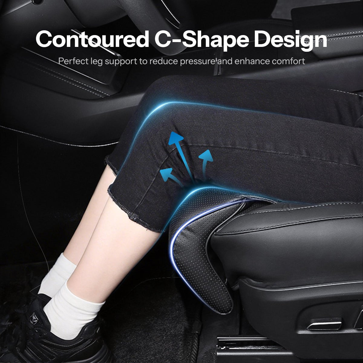 Extended Leg Support Seat Cover for Tesla Model Y Juniper