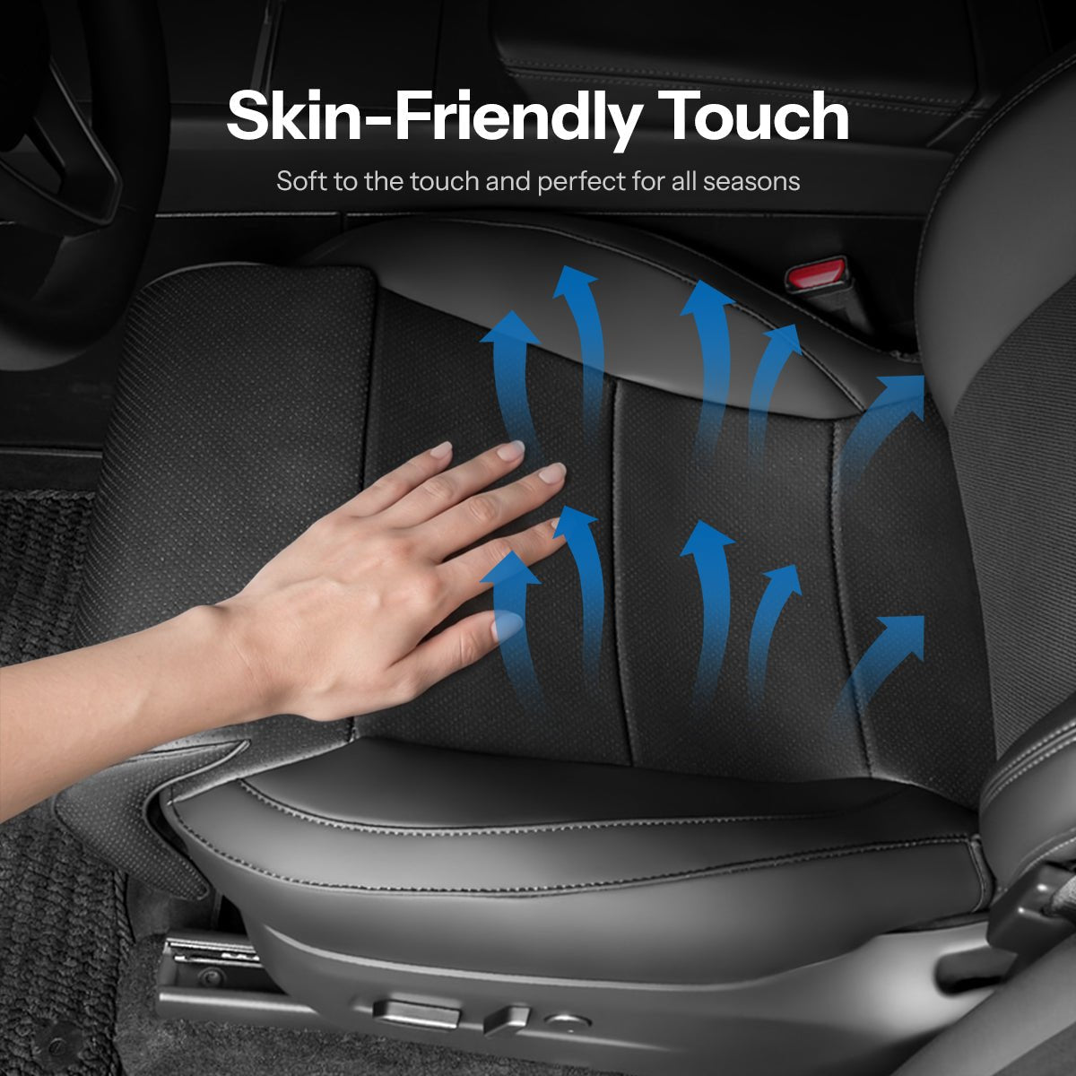 Extended Leg Support Seat Cover for Tesla Model Y Juniper