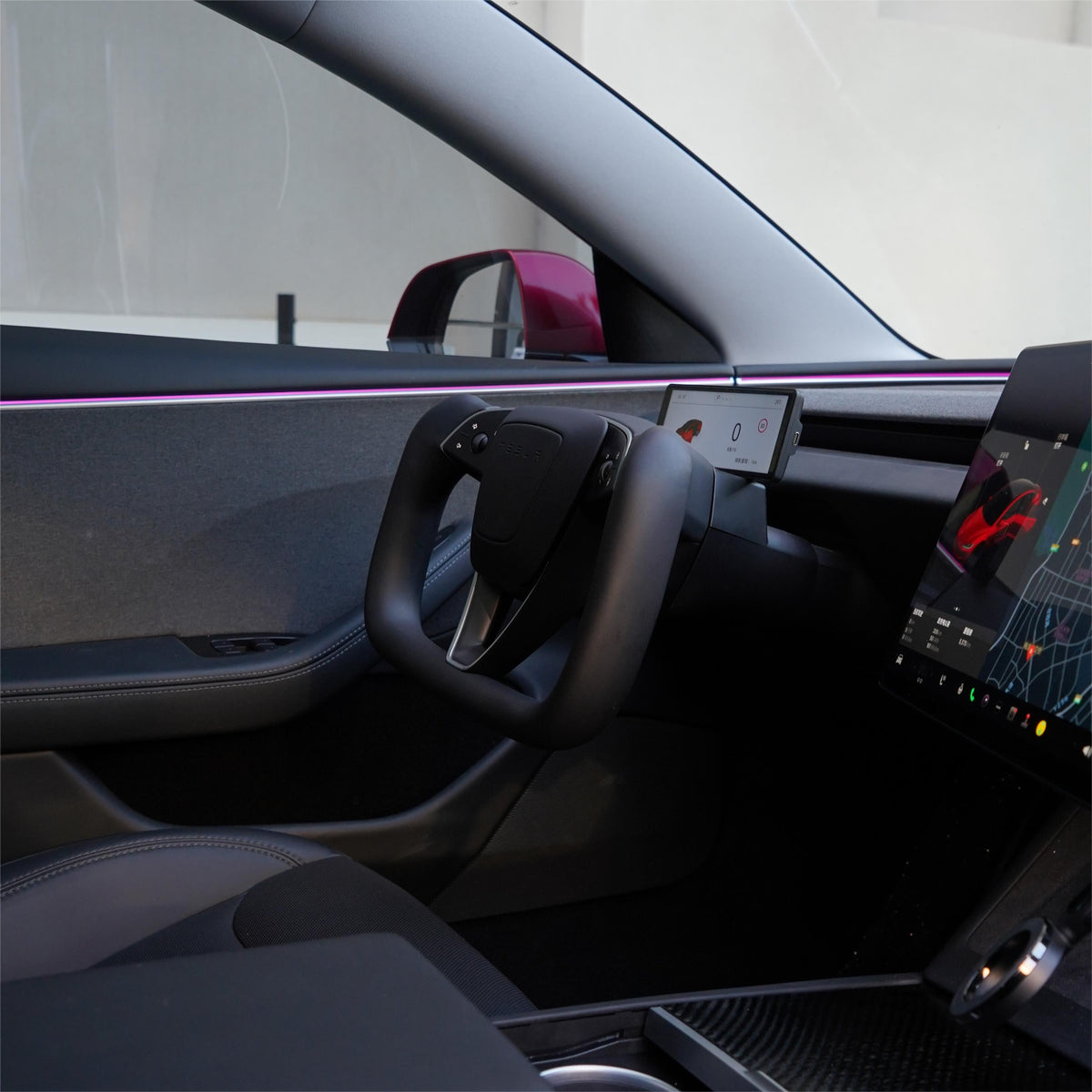 Yoke-Style Steering Wheel for Tesla Model 3 & Model Y