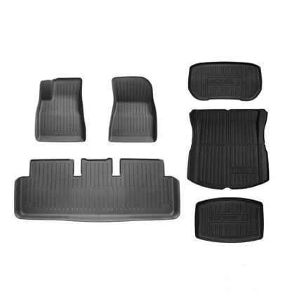 TPE All-Weather Floor Mats for Tesla Model 3 & Model Y