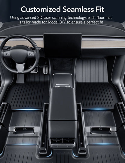 TPE All-Weather Floor Mats for Tesla Model 3 & Model Y