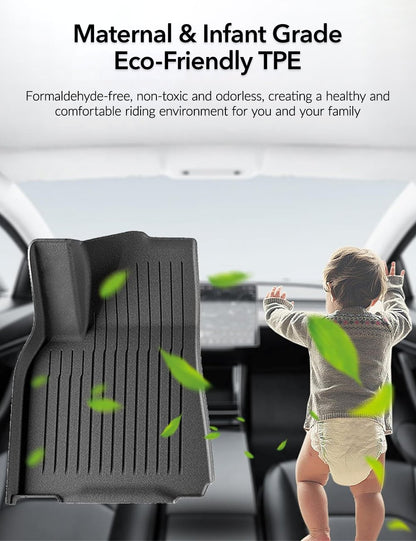 TPE All-Weather Floor Mats for Tesla Model 3 & Model Y