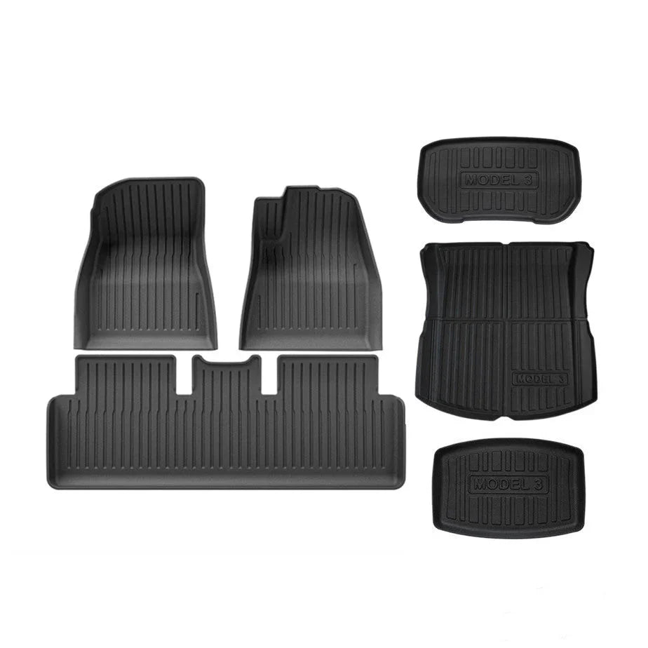 TPE All-Weather Floor Mats for Tesla Model 3 & Model Y