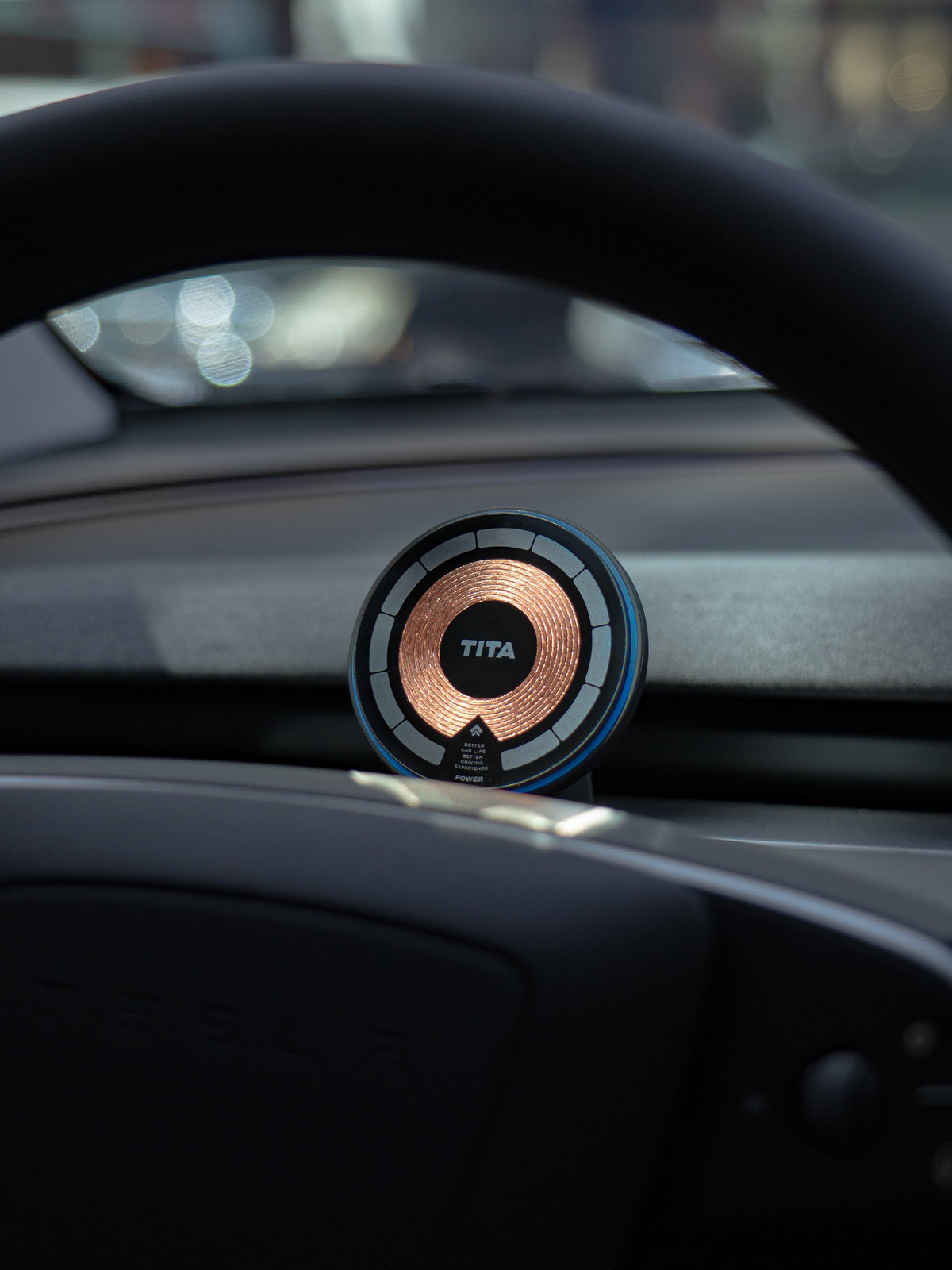Magnetic Dashboard Display with Holder for Tesla Model 3 & Model Y