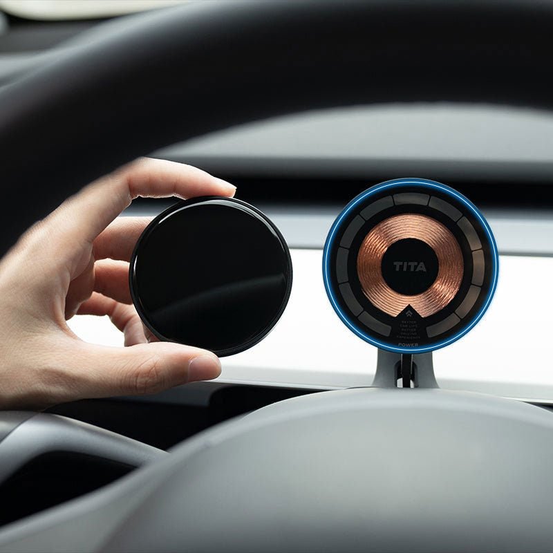 Magnetic Dashboard Display with Holder for Tesla Model 3 & Model Y