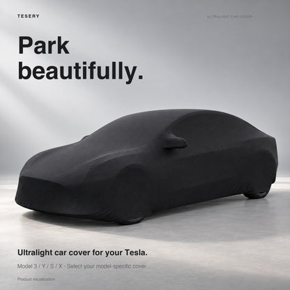 Ultralight Stretch Car Cover for Tesla Model 3, Y, S & X