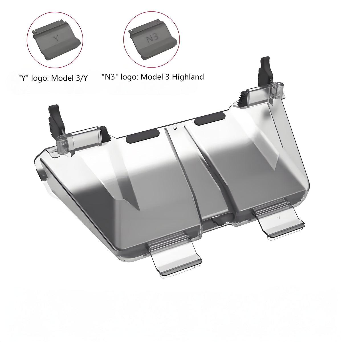 Under-Screen Storage Box for Tesla Model 3 & Model Y