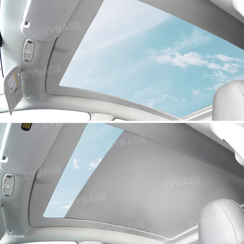 Powered Panoramic Roof Sunshade for Tesla Model Y